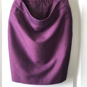 Fuschia purple pencil skirt